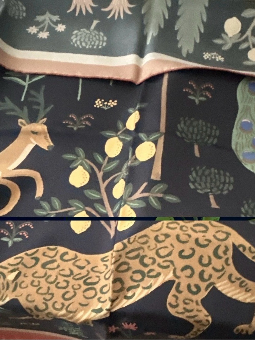 Rifle Paper Co. | Silk Scarf - minagerie - Picture 4 of 6